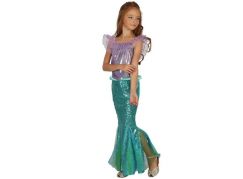 Made Dětský kostým Mořská panna zelená 120 - 130 cm