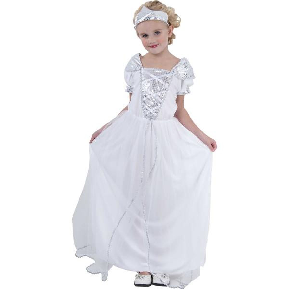 Made Dětský kostým Princezna bílá vel. S