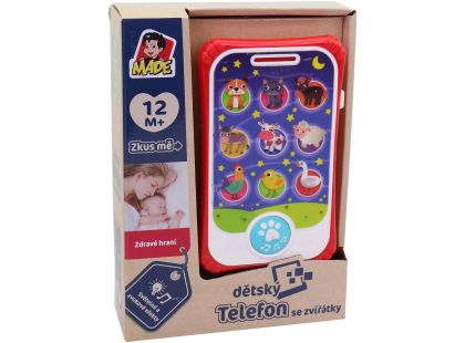 MaDe Dětský mobilní telefon, 9,5 x 15,5 cm