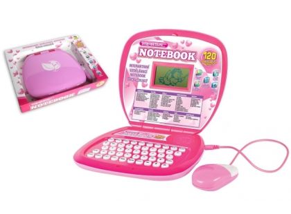 Made Dětský počítač Růžový 120 funkcí