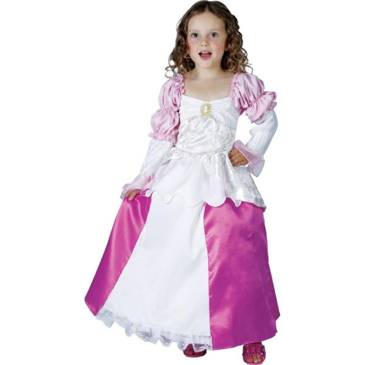 Made Dětský kostým Princezna bílo-růžová vel. XS