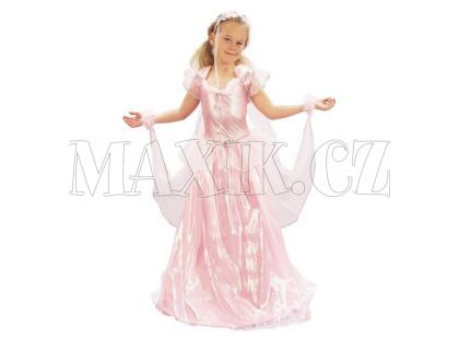 Made Dětský kostým Princezna růžová vel. M
