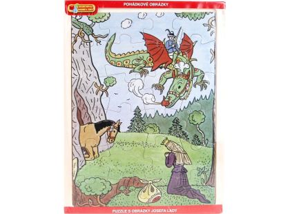 MaDe Josef Lada Puzzle 24d Ochočený drak