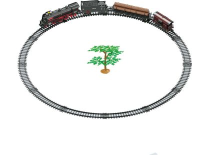 MaDe Parní vlaková souprava na baterie 48 dílků - Poškozený obal