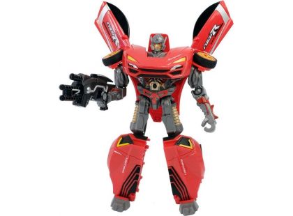 MaDe Robot auto na baterie, 20 cm červený