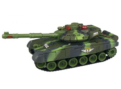 Made Tank na dálkové ovládání - zelený