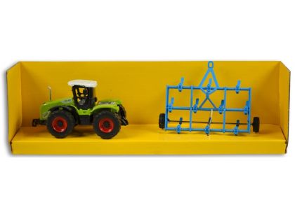 Made Traktor s nástroji na zpětný chod brána modrá