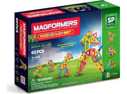 Magformers Neon Color Set 60ks