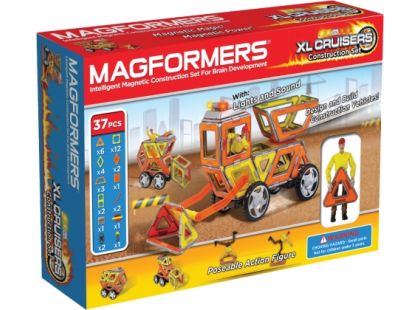Magformers XL Cruisers - Stavební auto 37 ks