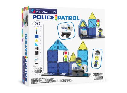 Magna-Tiles Police Patrol 20 dílků