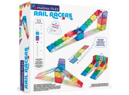 Magna-Tiles Rail Racers 33 dílků