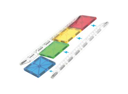 Magna-Tiles Rail Racers Deluxe 90 dílků