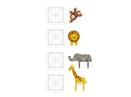 Magna-Tiles Safari 25 dílků