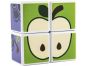 Magnetic Cubes Magnetické kostky ovoce 4 ks 6