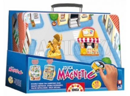 Magnetická skládačka Město