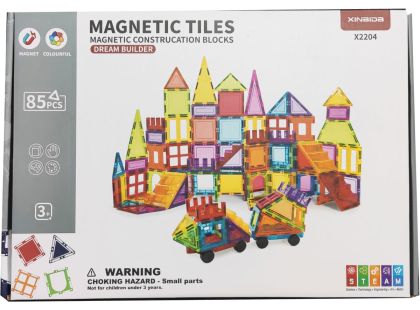 Magnetická stavebnice 85 ks