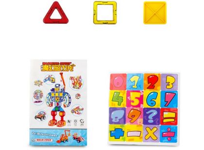 Magnetická stavebnice Magnetic Sheet 46 - Poškozený obal