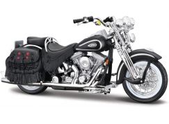 Maisto HD - Motocykl - 1999 FLSTS Heritage Softail® Springer™, matně černá, 1 : 18