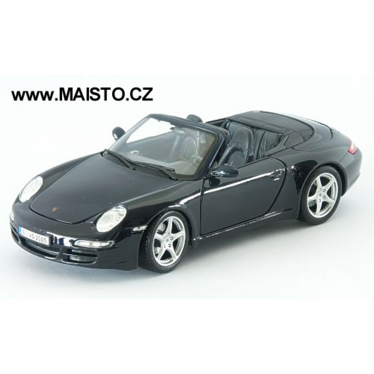 Maisto Porsche 911 Carrera Cabriolet – Modèle Réduit 1/18 Avec Boîte D'origine – Occasion – Rétro Recollé