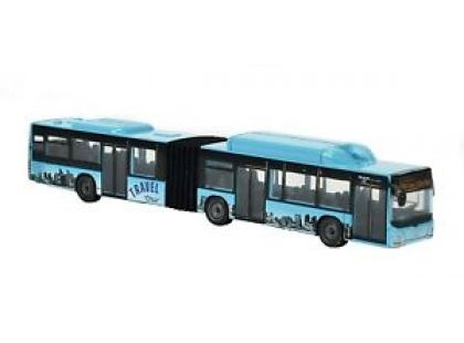 Majorette Autobus kovový MAN Lion's City G Travel Modrý