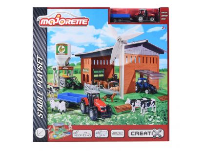 Majorette Creatix Stáj s traktorem