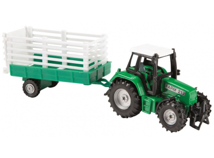 Majorette Traktor s přívěsem převoz slámy