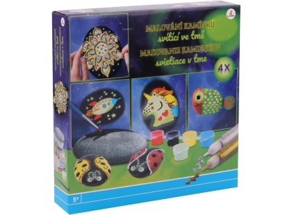 Malování na kamínky svítící ve tmě - Poškozený obal