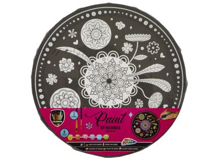 Malování podle čísel kruhový obrázek 30 cm