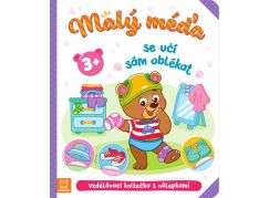 Malý méďa se učí sám oblékat