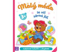Malý méďa se učí zdravě jíst