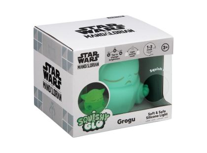 Mandalorian - Grogu světlo SquishyGlo silikonové