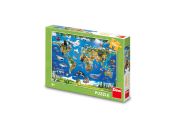 Dino Mapa zvířat 100 XL Puzzle