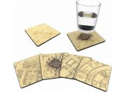 Marauders Map Set podtácků 4 ks