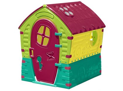 Marian Plast Domeček Dream House - žluto-zelený