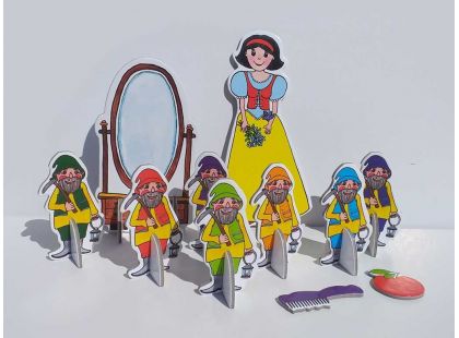 Marionetino Sněhurka a sedm trpaslíků