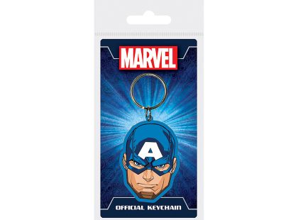 Pyramid International Marvel Gumová klíčenka Captain America