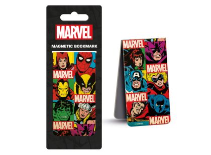 Pyramid International Marvel Magnetická záložka Retro Grid