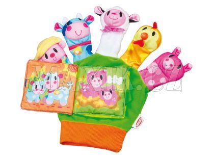 Maňásci na ruku + knížka Playskool