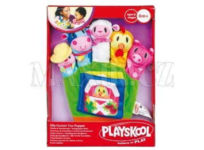 Maňásci na ruku + knížka Playskool