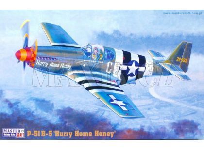 Master Craft Bojový letoun P-51B-5 Hurry Home Honey - Série III