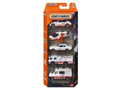 Matchbox Angličák 5ks Ambulnce
