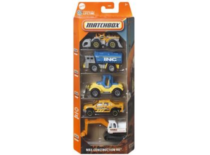 Matchbox Angličák 5ks MBX Construction VII