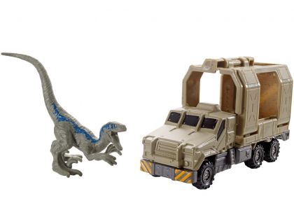 Matchbox Jurský svět Dino transportéři Armored Raptor Hauler
