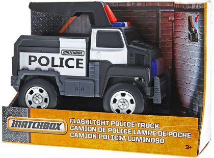 Matchbox svítící náklaďáky Policejní náklaďák