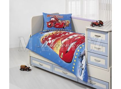 Matějovský Povlečení Cars baby modré