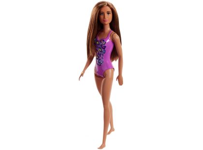 Mattel Barbie v plavkách Fialová se vzorem
