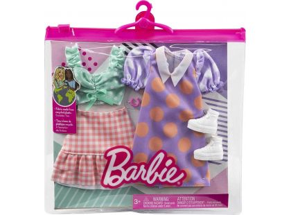 Mattel Barbie 2 ks oblečky 30 cm v praktickém balení HBV70