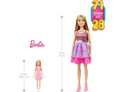 Mattel Barbie 71 cm vysoká panenka blondýnka