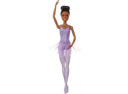 Mattel Barbie balerína fialová černoška