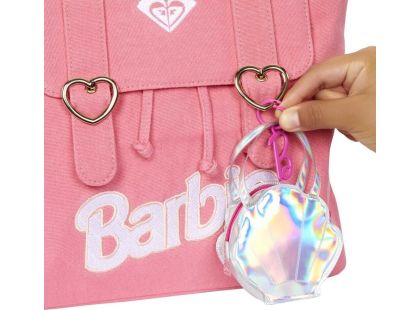 Mattel Barbie batoh kabelka s oblečkem a doplňky kabelka mušle